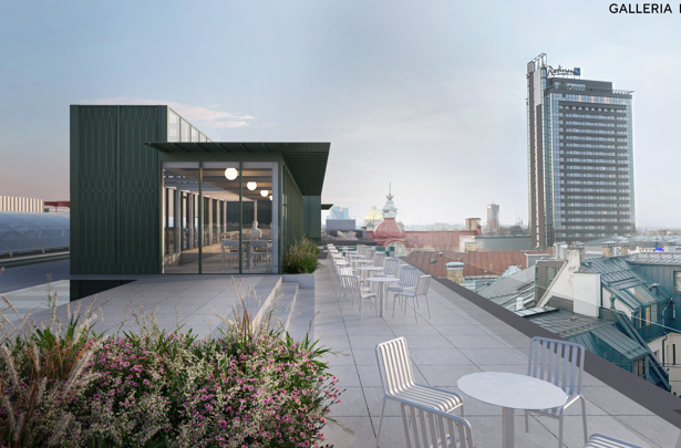 East Capital Unveils Plans for Galleria Riga Rooftop Square